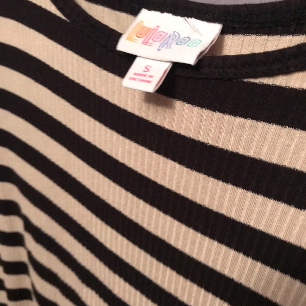 Tan and black ribbed  Irma - Picture 2 of 6